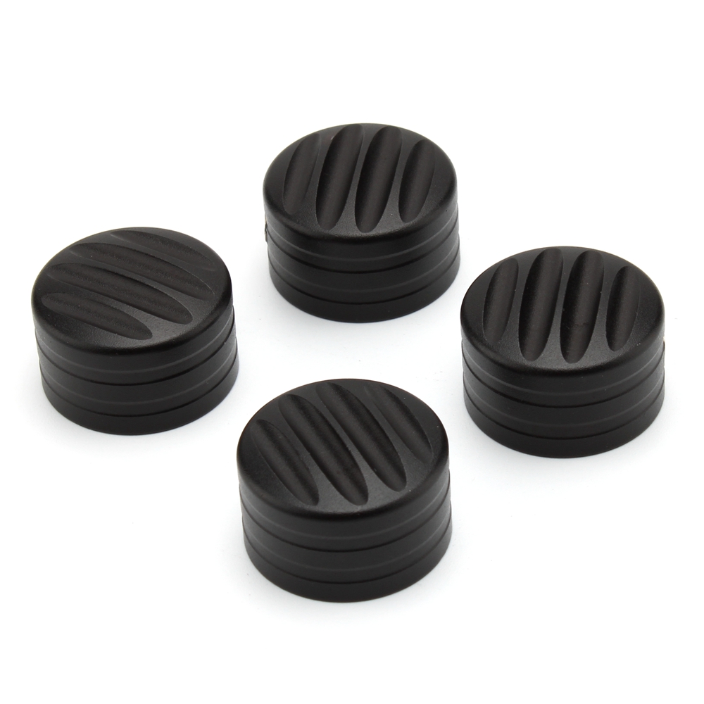 4 pçs vela de ignição parafusos cabeça usinada tampas parafusos porca capa para triumph bonneville t120 preto thruxton r rua twin cup scrambler: Marrom