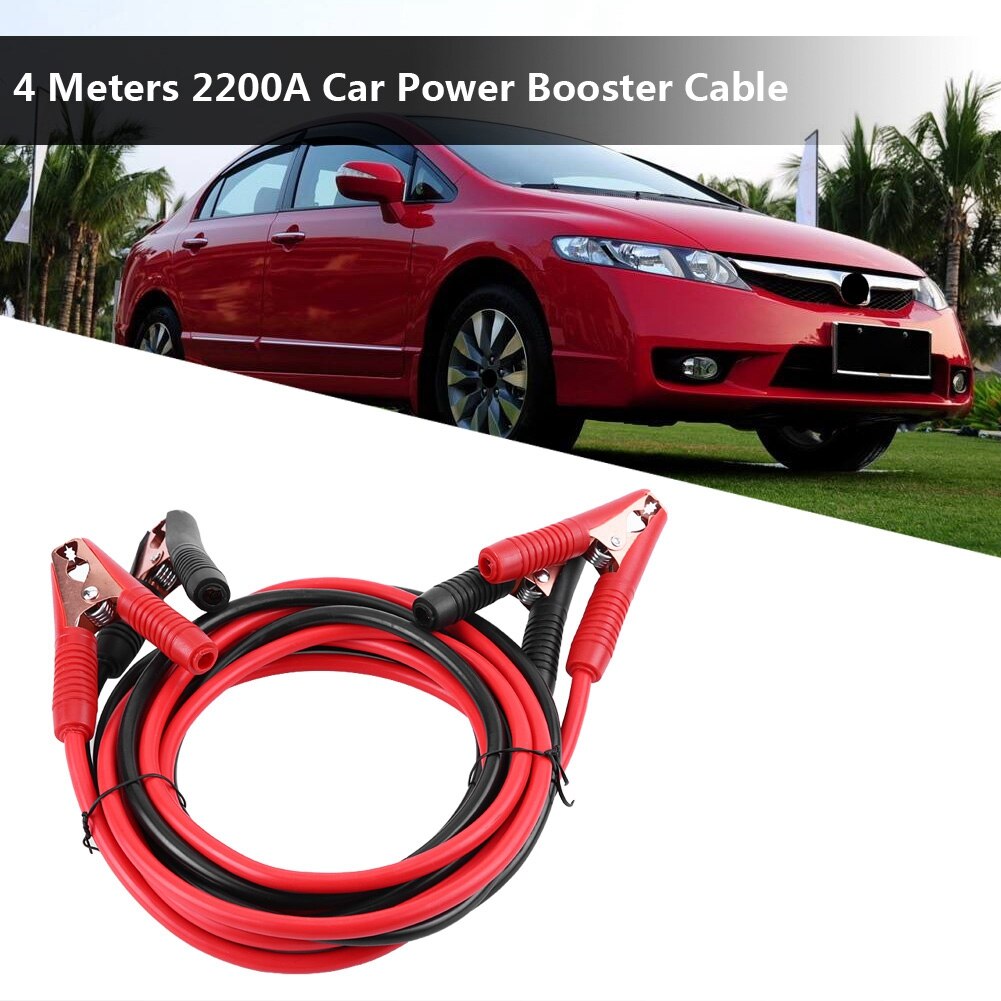 Car Power Booster Cable Emergency Battery Jumper Wires 4 Meters 2200A Car Accessories