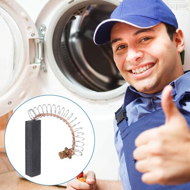 4Pcs Washing Machine Carbon Brushes 154740 Carbon Brushes Motor Carbon Brushes for Siemens Washing Machine