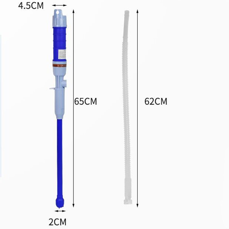 Auto Vehicle Fuel Gas Transfer Suction Pumps Portable Outdoor Handheld Pump Water Oil Gas Tools Petrol Pump Blue
