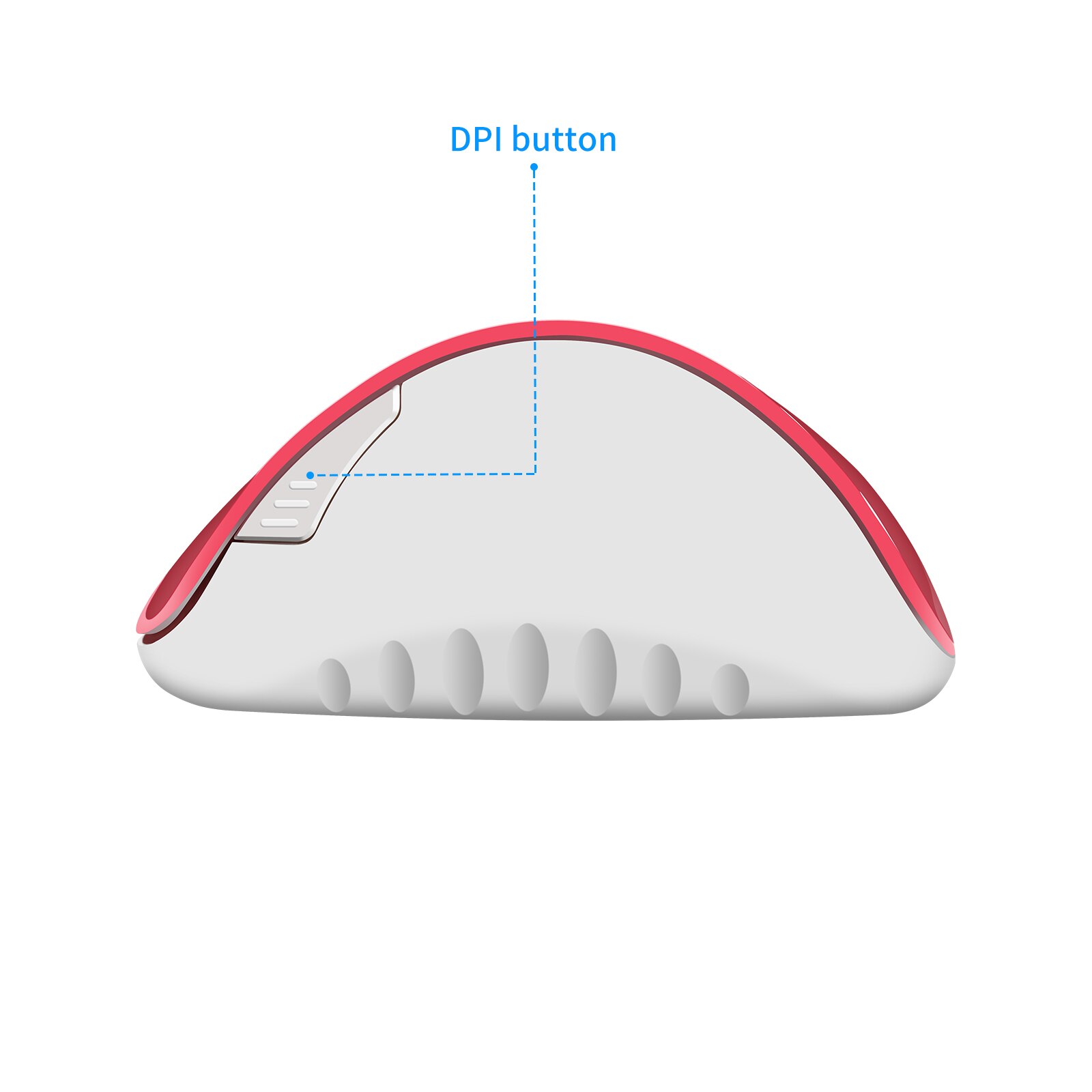 Sem fio 2.4ghz mouse usb optical rosa mouse vertical 4 botões 1600dpi ergonômico ratos gaming copmputer mause para portátil gamer