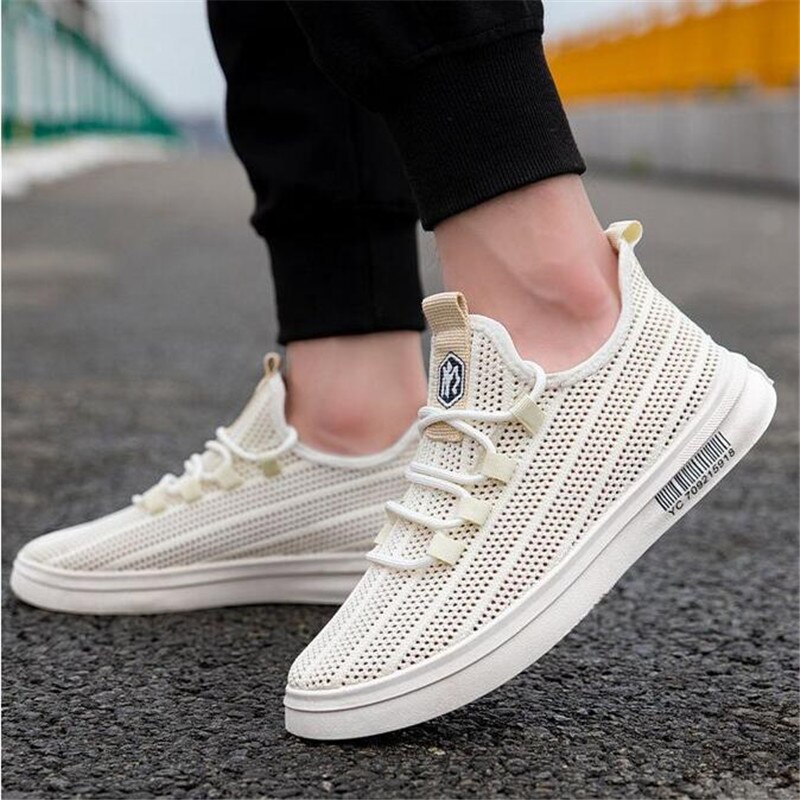2021 mężczyźni dorywczo klasyczne oddychające buty robić chodzenia moda trampki tendencja wentylacja siatkowa buty lekkie popularne buty zdatność
