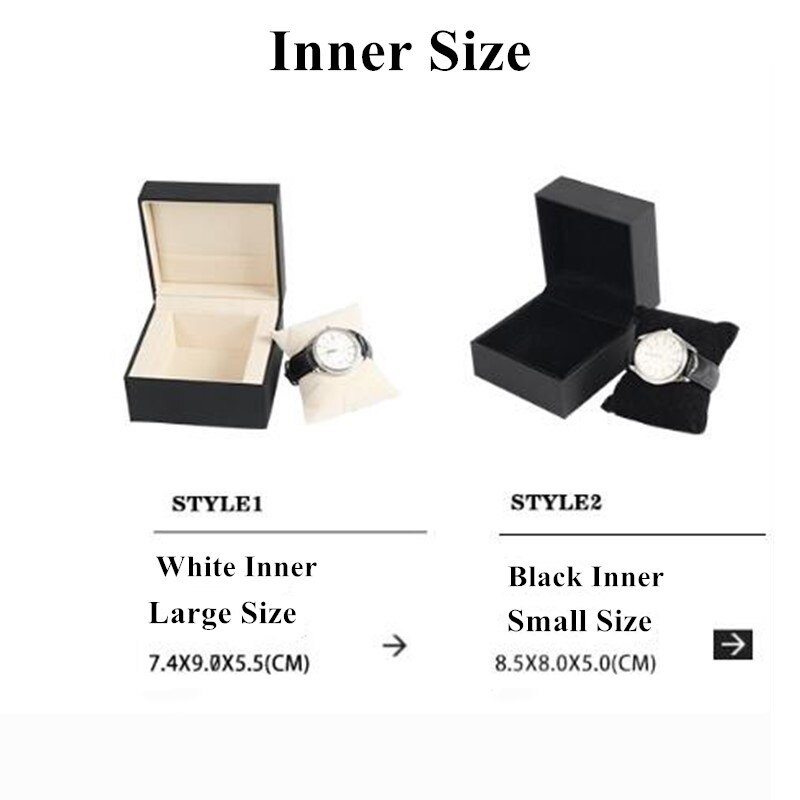 1/2/3/5/6 Grids Watch Box PU Leather Watch Case Holder Organizer Storage Box for Quartz Watches Jewelry Boxes Display Best