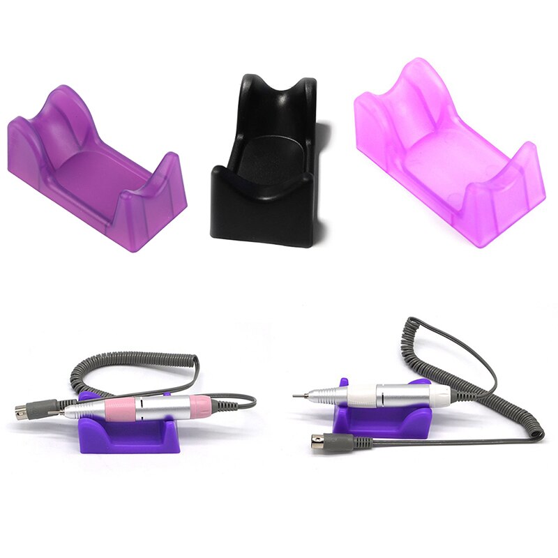 1pcs Random Plastic Electric Nail Craft Drill File Bit Manicure Machine Pen Holder Stand For Nails Art