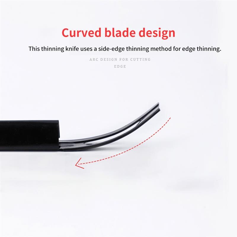 Steel Modern Safety Beveler Skiver Thinning Leather Craft Blade Knife DIY Seams Tool For Home Handmade Accessories+3 Blades