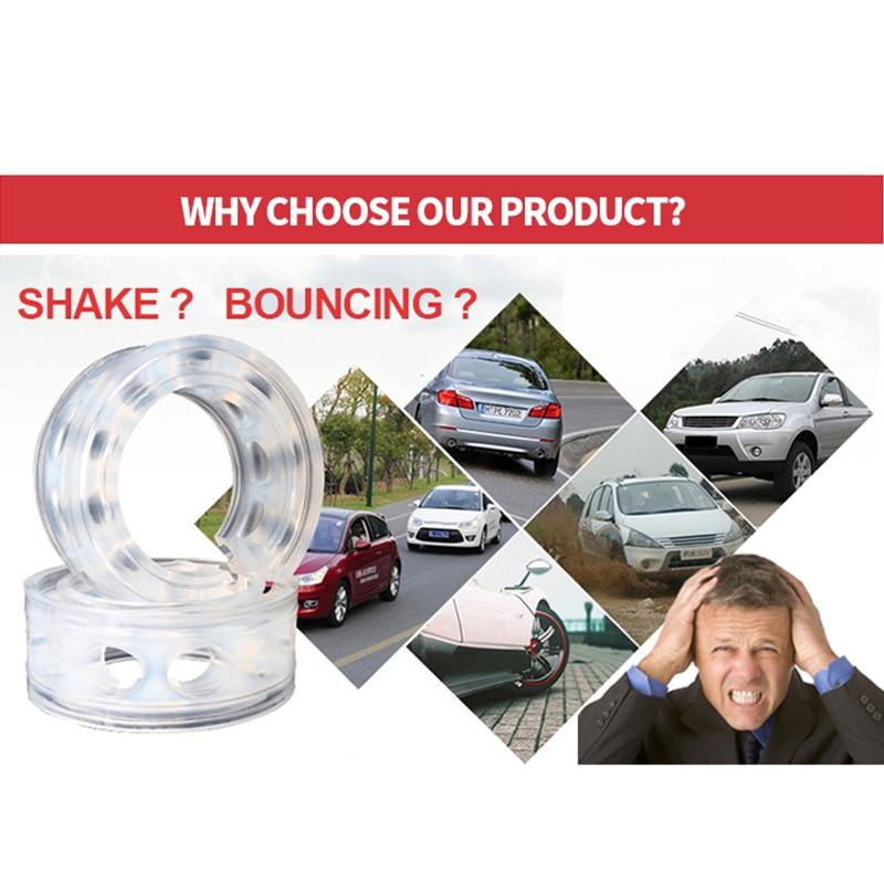 Auto Buffer 1 Paar Auto Schokdemper A/B/C/D/E/F Type Voor urethaan Automatische Buffer Bumper Kussen Voorjaar Auto Lente Buffers