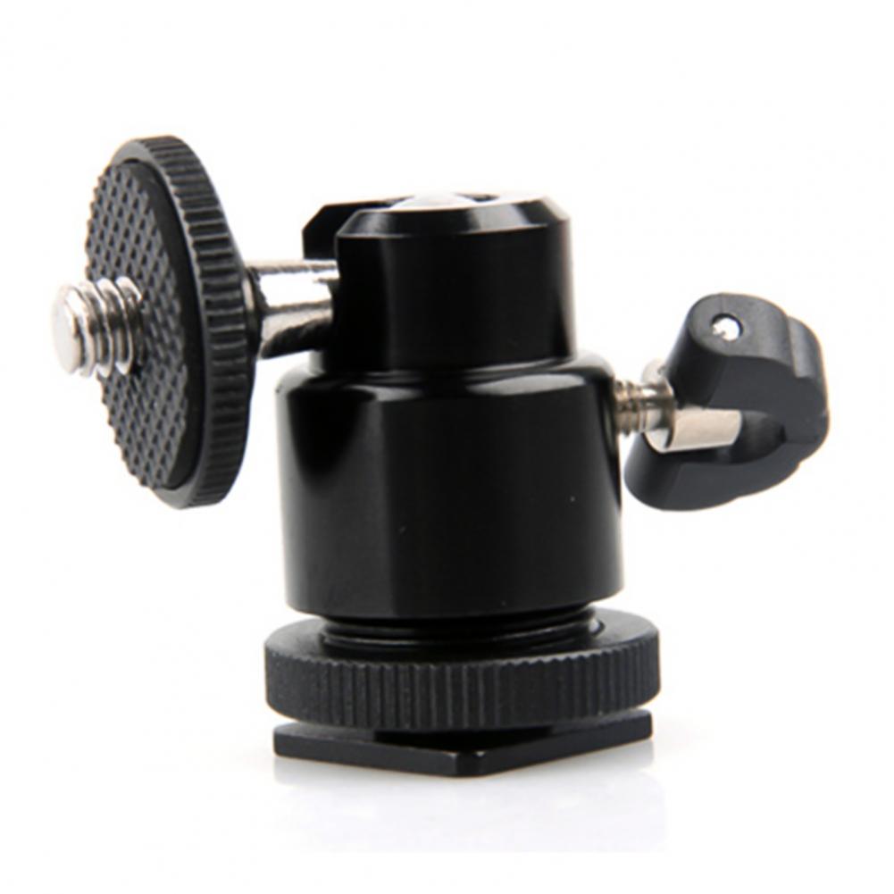 Standard 1/4 Schraube Hafen Ball Kopf Bequem Panorama Metall 360 Grad schwenken Stativ Adapter für Kamera