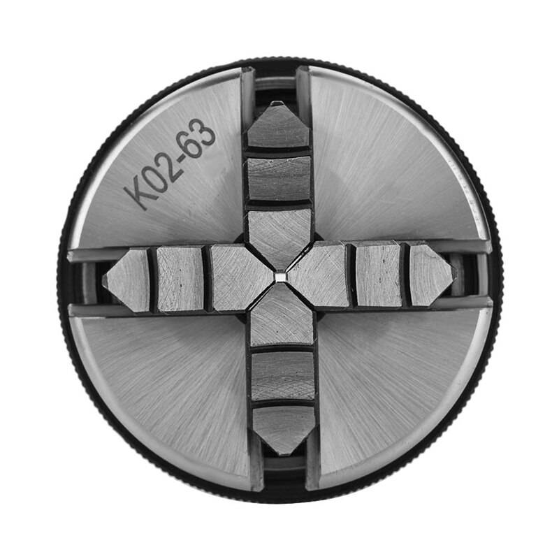Plato torno de madera Manual de Metal autocentrado DIY para K02-63, herramienta de piezas de carpintería