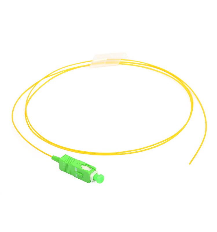 ]FASO 50Pcs Fiber Optic Pigtail SC/APC SX Core 9/125 0.9mm SM G657A2 Fiber Pigtail LSZH Yellow Jacket 1.5m