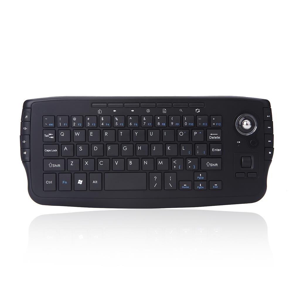 2.4G Mini Wireless Keyboard Multi-media Functional Trackball Air Mouse 20A