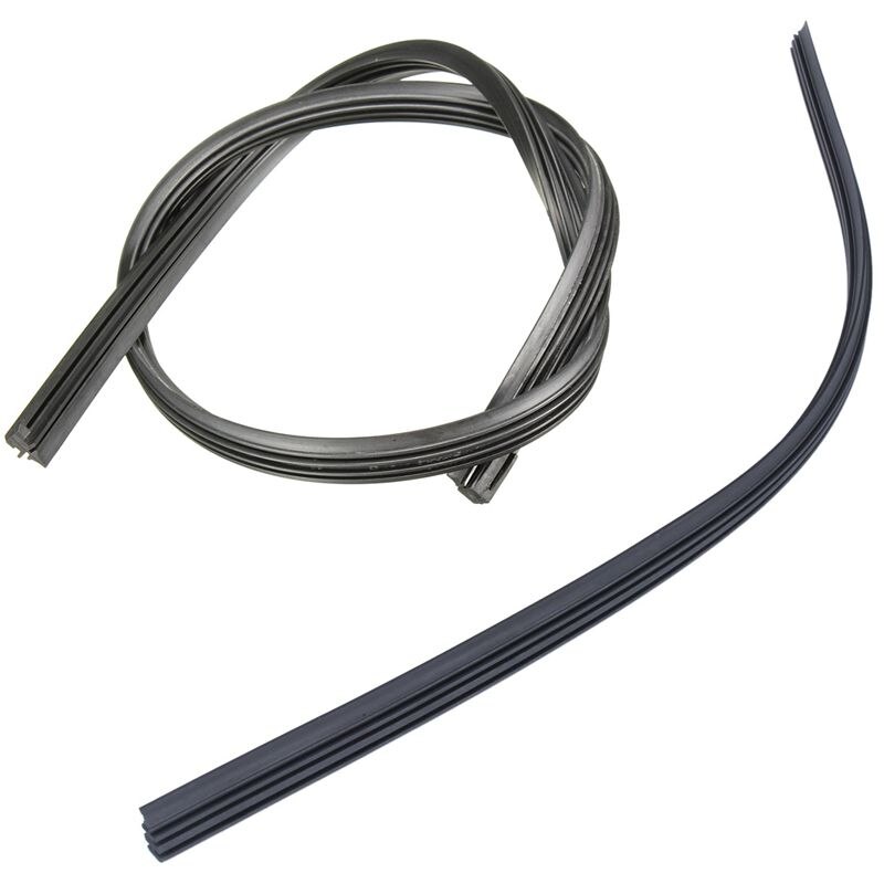 1x Silicone 20 Inch 6mm Wiper Blade Refill & 2PCS 24 Inch 6mm Frame Windshield Wiper Blade Refill Car Bus Silicone: Default Title