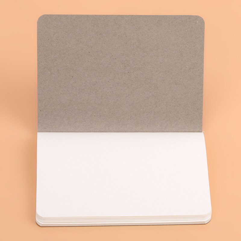 Artist Sketch Book Art White Cartridge-paper Card Cover Pad Notebook Simple Blank Solid Color Graffiti Diary Sketchbook