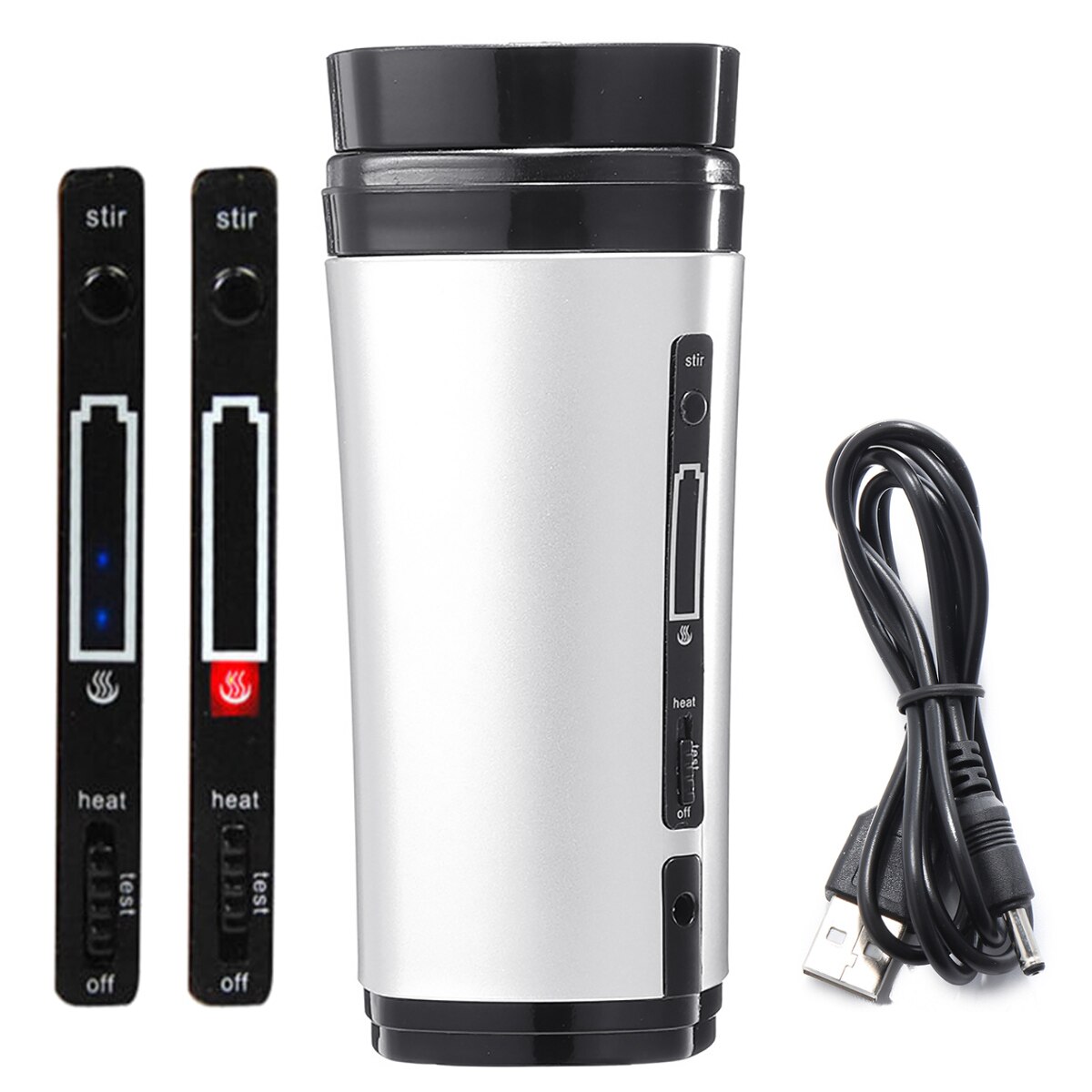 Multifunctional Rechargeable USB Heating Self Stirring Auto Mixing Tea ...