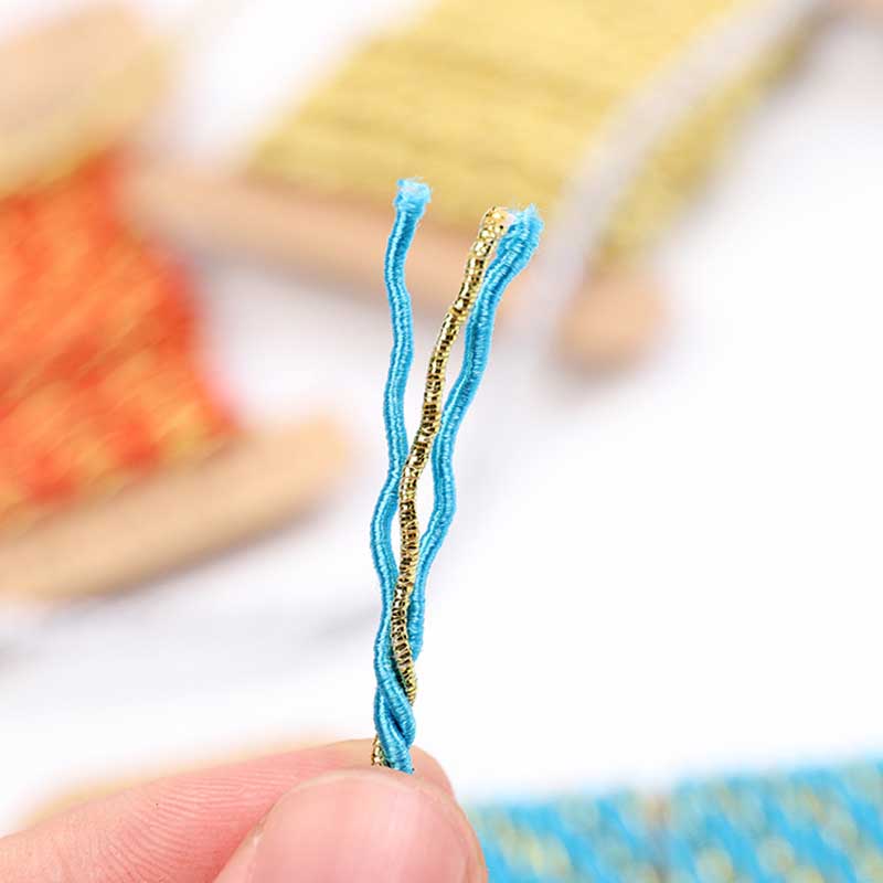 Cordones trenzados artesanales de 1,5 MM, cordón de embalaje de , cuerda de hilo, fabricación de pulseras, cuerda artesanal hecha a mano, decoración de boda, 3 metros
