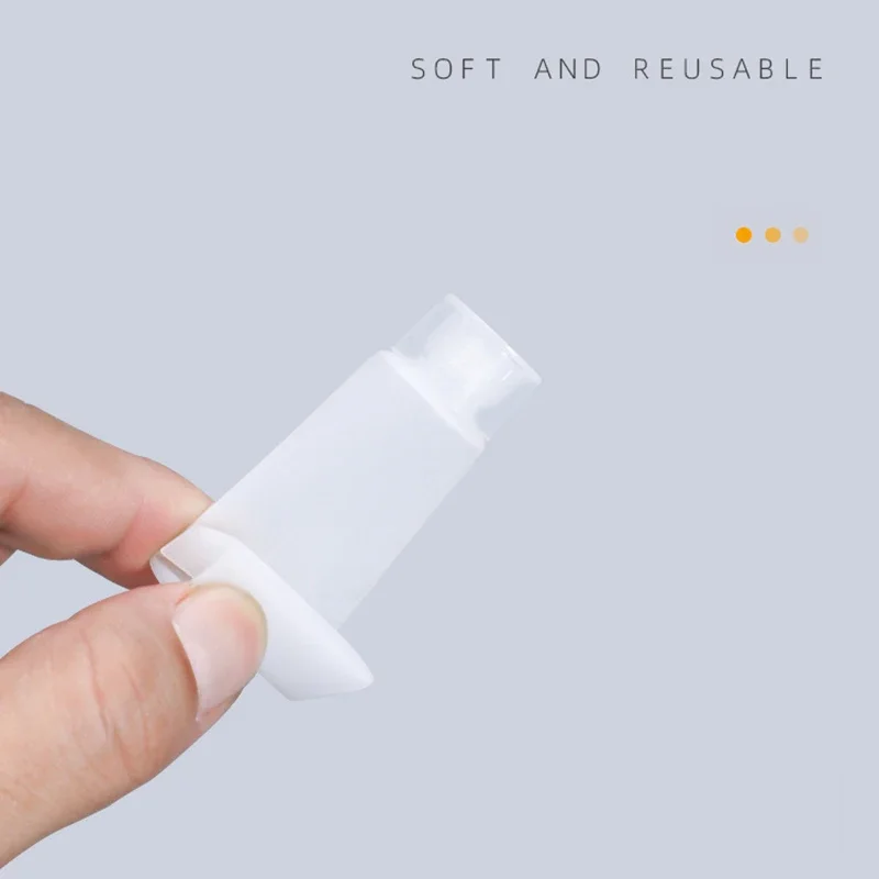 10 sztuk/partia 5ml 10ml 15ml 20ml 30ml 50ml 100ml puste plastikowe tubki robić wyciskania odwróć zakrętka butelka wielokrotnego napełniania pojemniki na balsam