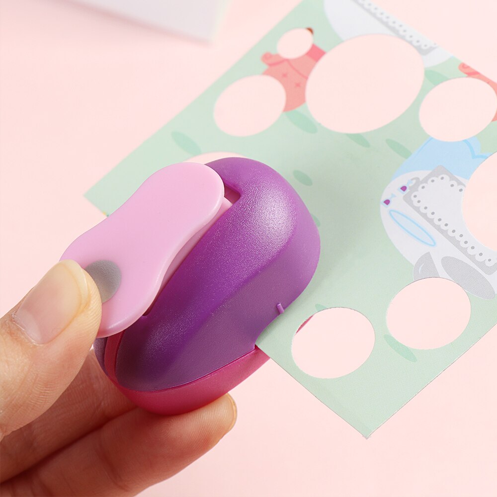Round Hole Punch 9mm 16mm 25mm Paper Shaper Cutter Embossing Machine DIY Handmade Cards Making Convenient Scrapbooking