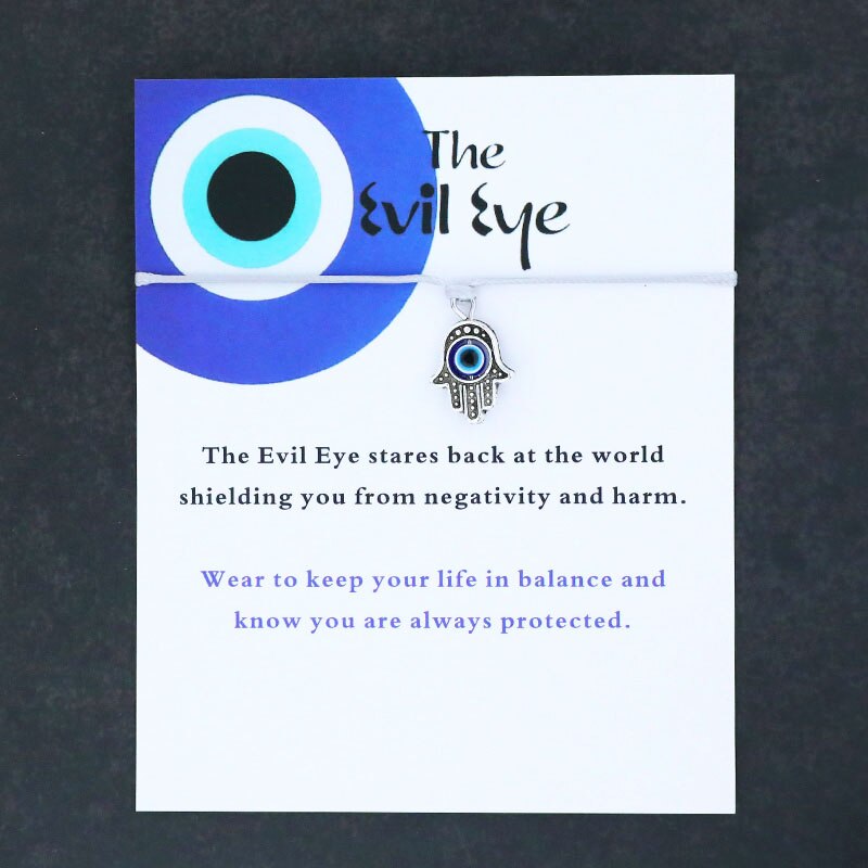 Hamsa Hand Evil Eye Red String Bracelet Good Luck Blue Evil Eye Hand Braided Bracelet Evil Eye Jewelry Friendship Bracelet