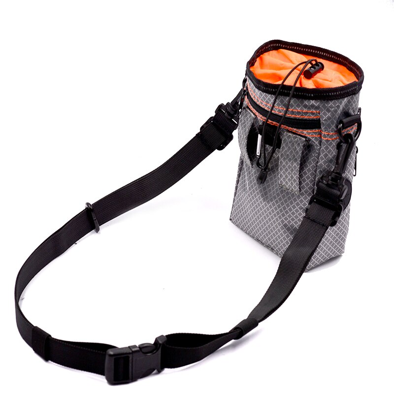 Dog Treat Training bag with Poop Bag Dispenser Pet Dog Walking Food Treat Snack Bag Outdoor Agility Bait Training Pockets