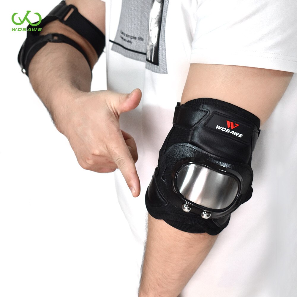 Wosawe kort hårt skal motorcykel knäskydd mtb skyddsutrustning off road hockey rull snowboard skid armbåge knäskydd kostym