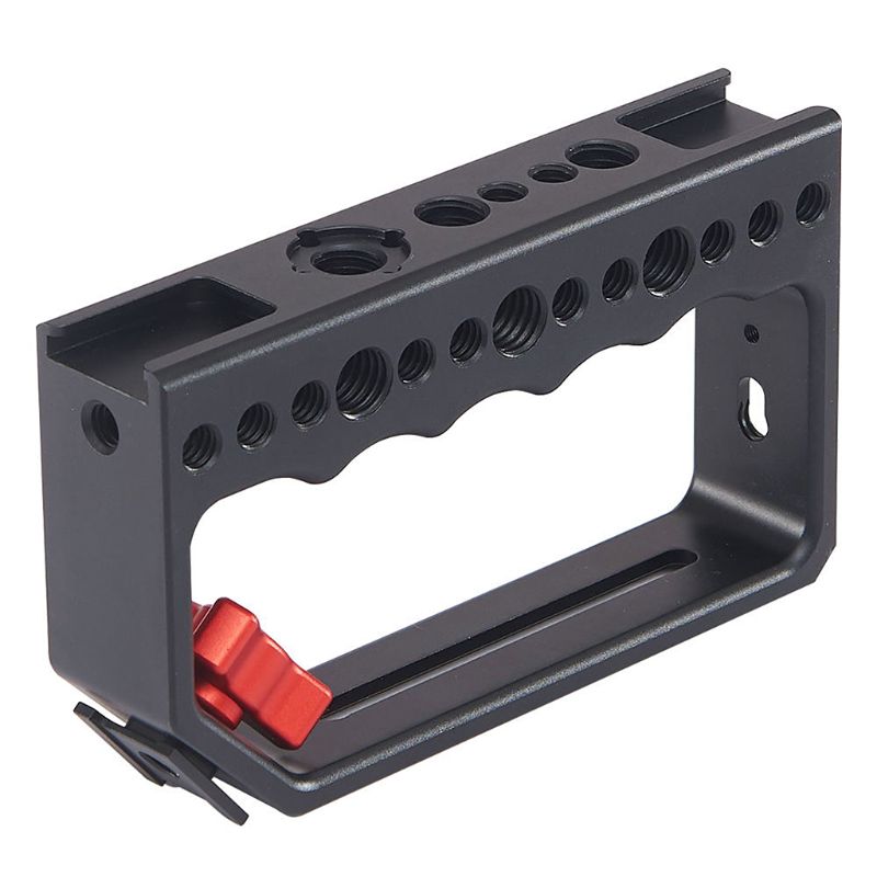 Camera grip 1/4 inch schroefgaten video stabilisatie rig voor camera kooi monitor  k1ab