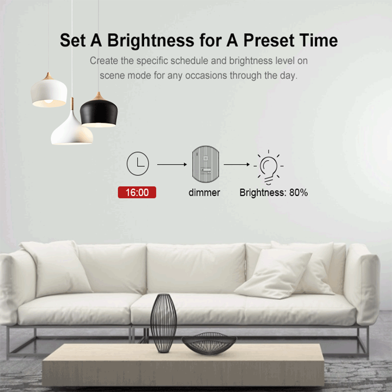 SONOFF D1 Clever Dimmer DIY Wifi Schalter Clever Heimat Szenen eWelink APP &Ampere; RF RM433 Fernbedienung Arbeit Mit Alexa google Hause