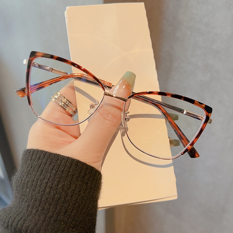 YIMARUILI, montura de gafas ópticas TR90 de aleación ultraligera a la , gafas graduadas Retro de para mujer, montura de gafas tipo ojo de gato TR30