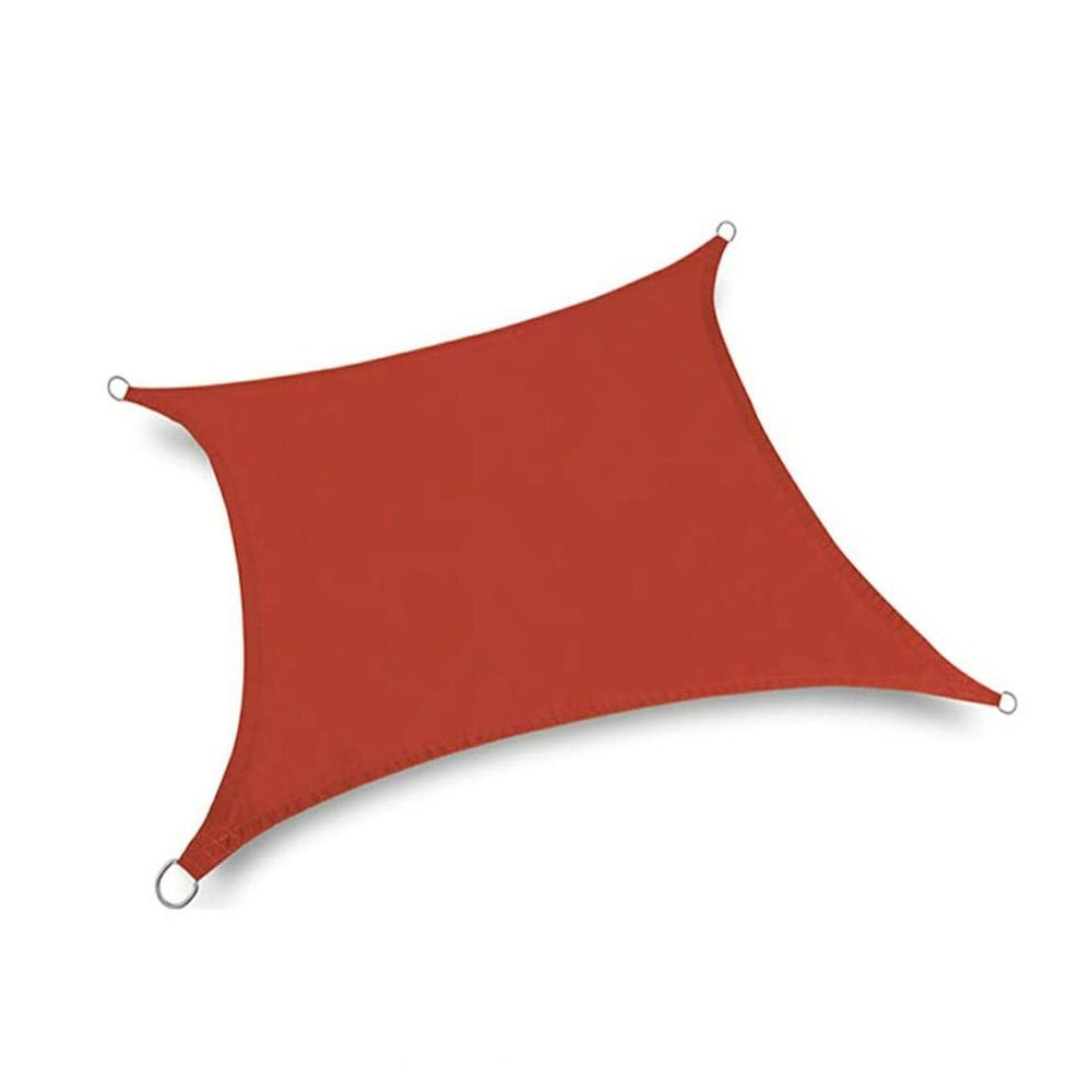 Waterproof Sun Shelter Sunshade Protection Shade Sail Awning Camping Shade Cloth Large For Outdoor Canopy Garden Patio large: Red 3x4m