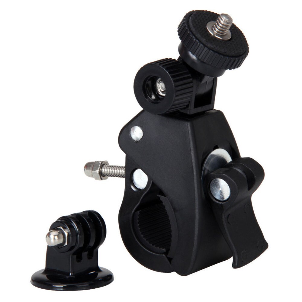 Stuur Camera Zadelpenklem Bar Mount Clip + Adapter Voor Gopro Hero 8/7/6/5/4/3/3 + 2/1