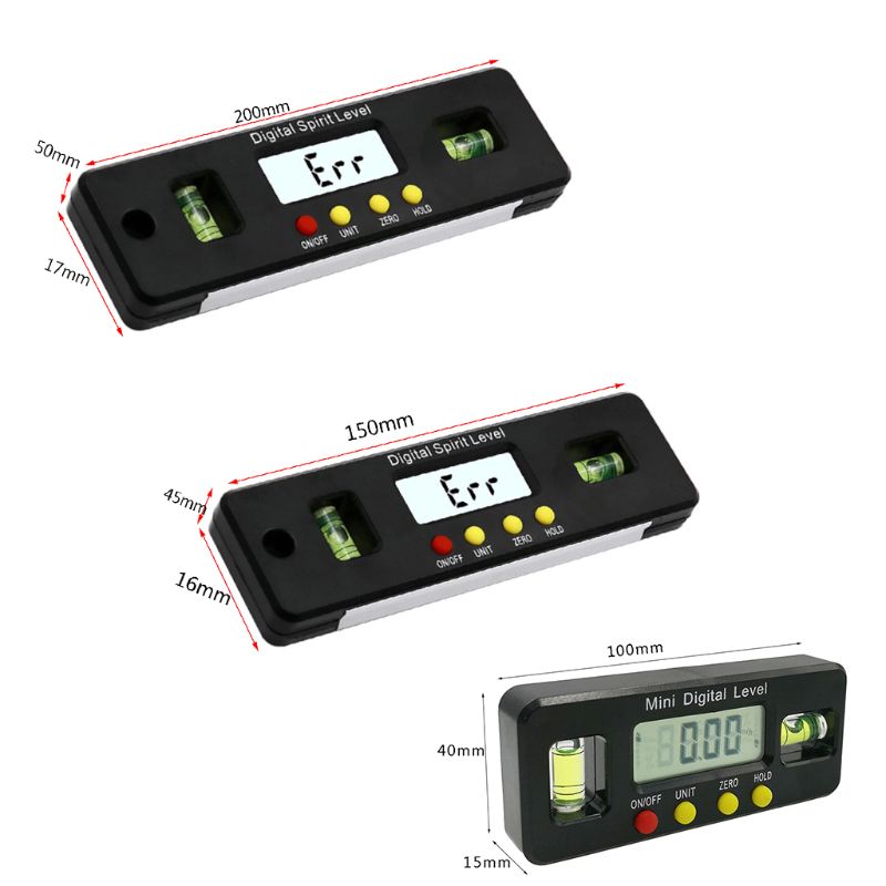 Mini Digital Protractor Angle Finder Inclinometer Electronic Level with Magnetic