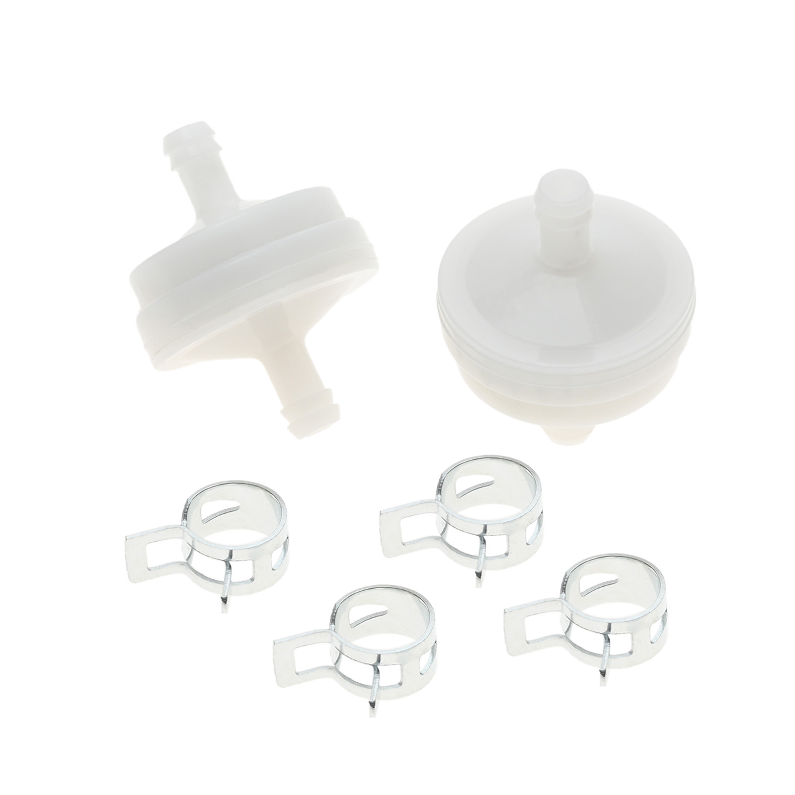 2 pezzi filtri carburante con 4 fascette stringitubo Strongthium tosaerba sostituzione gas per Briggs Stratton artigiano Toro 394358s 56679 ecc