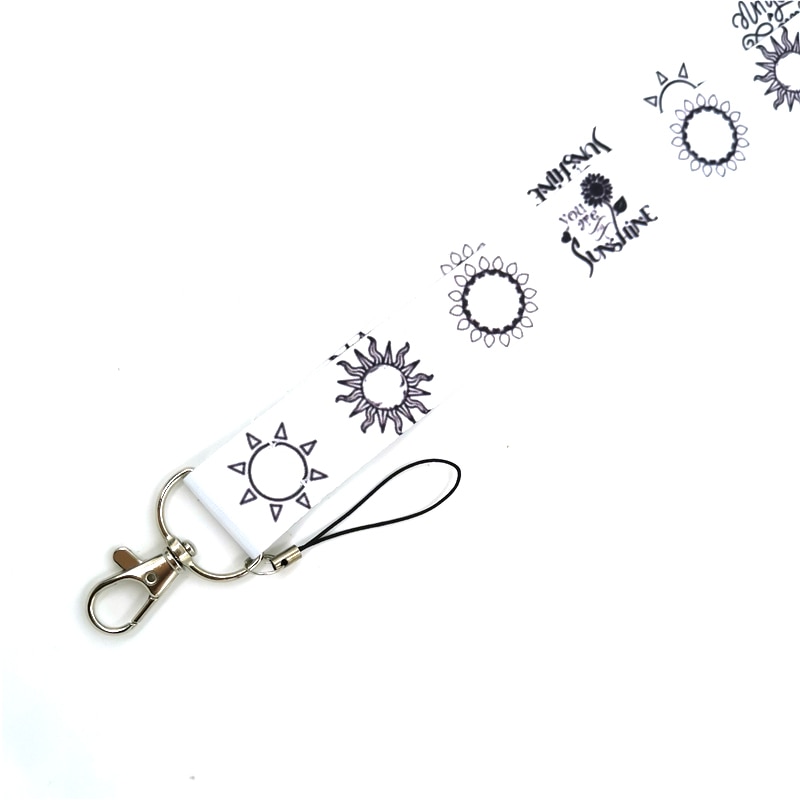 U Bent Mijn Zonneschijn Lanyard Voor Sleutels Id-kaart Badge Holder Neck Strap Mobiele Telefoon Opknoping Touw Sleutelhanger Singels Lint sleutelhanger