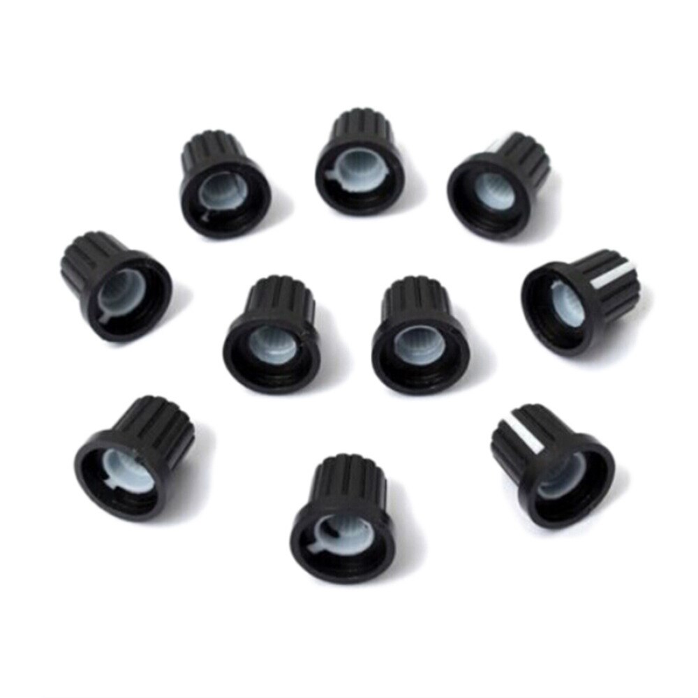 10 Stks Partij 6 Mm Shaft Hole Dia Plastic Schroef Grandado