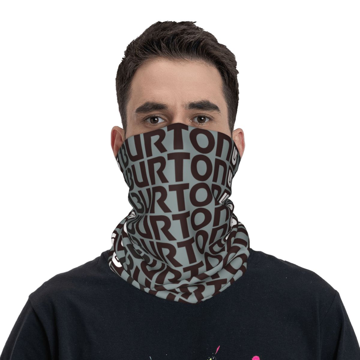 Custom Burtons Arrow Logo Snowboards Winter Headband Neck Warmer Men Women Ski Running Tube Scarf Face Bandana Gaiter
