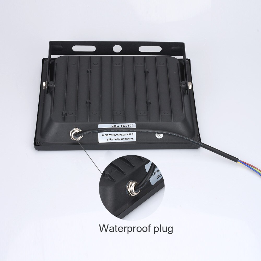 LED Floodlight 100W 50W 30W 20W10W Ultra Thin Led Flood Light Spotlight Outdoor 220V IP65 Outdoor Wall Lamp Flood Light Led