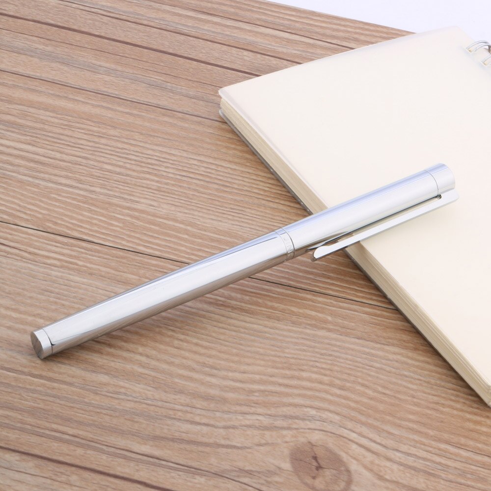 jinhao Silver 126 All steel pen piece Accounting student set Fountain Pen