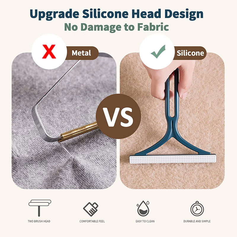 1Pc Pet Hair Remover Couch Tapijt Schraper Bont Removal Tool Herbruikbare Kat Ontharing Borstel Voor Meubels Hond Haar lint Cleaner