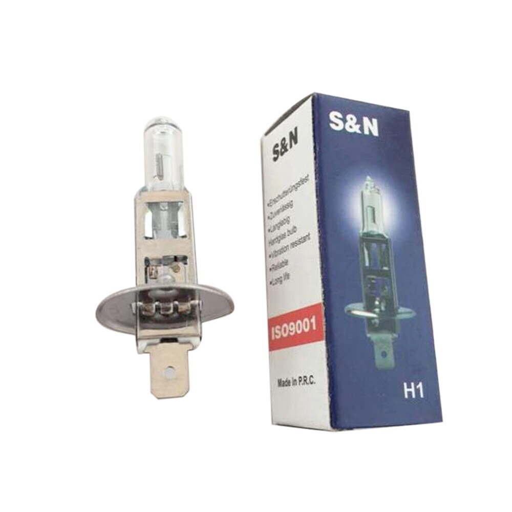 2pcs 12V Xenon Bright H1 55W 5000K Gas Halogen Headlight The Car Light Lamp Bulb Light Bulbs For Cars Auto Accessories
