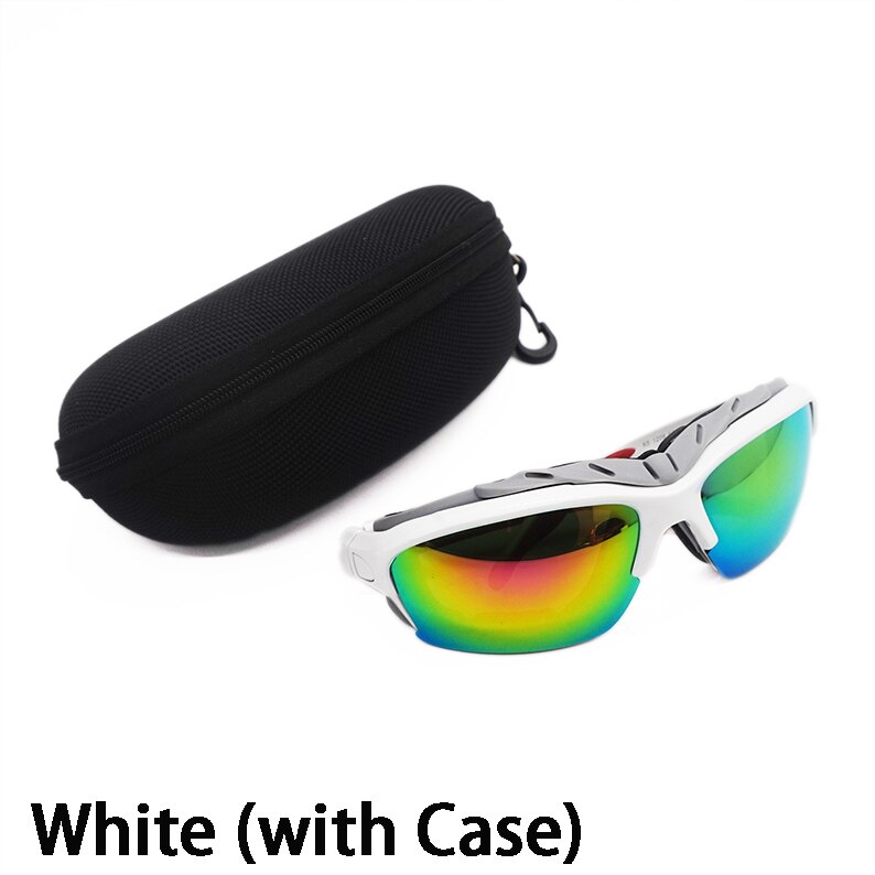 Professionele Skiën Bril Snowboard Skibrillen Outdoor Sport Zonnebril HD anti-fog Rijden Bril UV400: White with Case