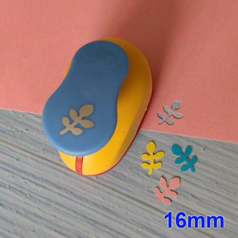 Perforadora de hojas hecha a mano, herramienta para manualidades y álbumes de recortes, perforadora de papel para decoración de galería de fotos, perforadoras de tarjetas de DIY, dispositivo de estampado: Verde militar