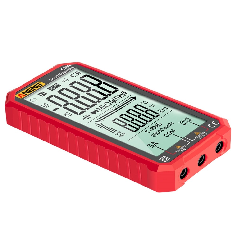 ANENG 620A Digital Multimeter 6000 Counts Digital Display True RMS Resistance Diode Capacitance Temperature Frequency Measure