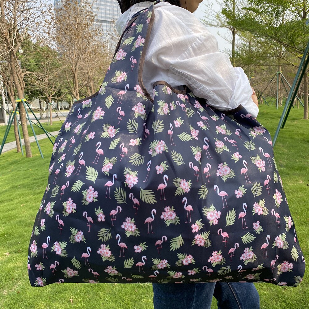 Opvouwbare Boodschappentas Herbruikbare Boodschappentassen Scheurvast Nylon Tas Geschikt Voor Kruidenier Recycling Bag Grote: 22049