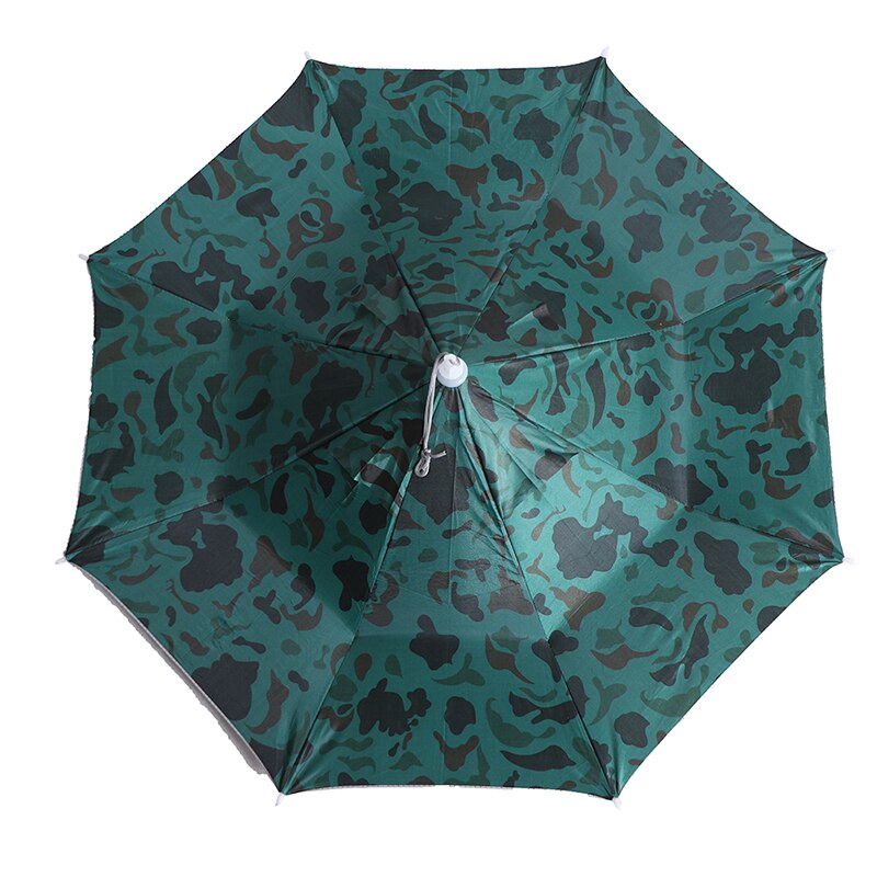 Opvouwbare Hoofd Paraplu Hoed Regenkleding Vissen Hoed Hoofddeksels Paraplu Voor Vissen Wandelen Strand Cap Hoofd Hoeden Outdoor Apparatuur