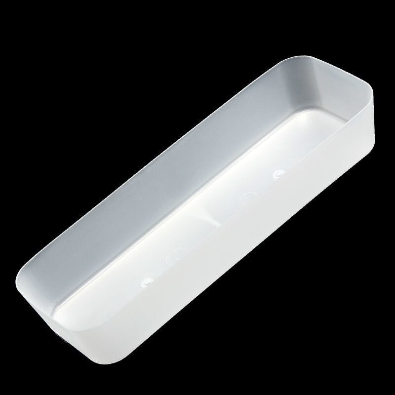 Desk Storage Drawer Divider Bathroom Kitchen Organizer Plastic Box Office Home Jewelry Makeup Organization Grocery Storage Tray: White M