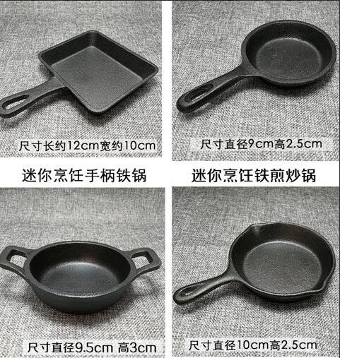 Miniature Cooking Sets Mini Kitchen Cookware Pot Pan Real Cooking Food Play Set Small Kitchen Utensils