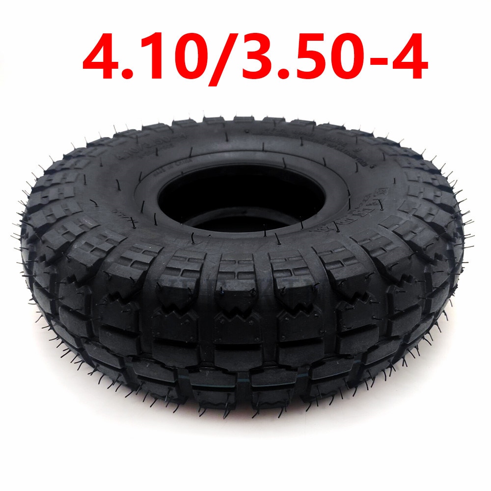4.10/3.50-4 Inner Outer Tyre 410/350-4 Pneumatic Wheel Tire for Electric Scooter, Trolley Accessories