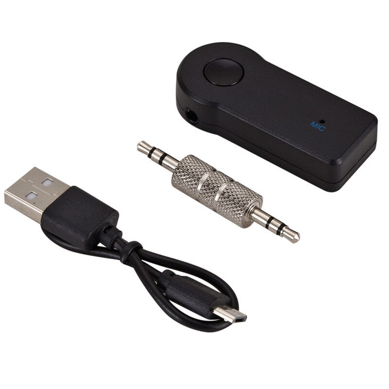 Kabelloser bluetooth-kompatibler 4.0- empfänger-sender-adapter mit 3.5 mm klinkenbuchsen für autoradio, aux-anschluss und mobiltelefonanschluss