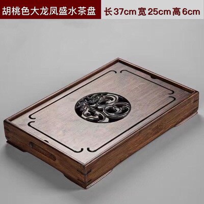 Zestaw herbaty prostokątnej-naturalny bambus taca herbaciana z drewna-drenaż przechowywanie wody herbata przewijak chińska filiżanka robić herbaty akcesoria domowe: L06