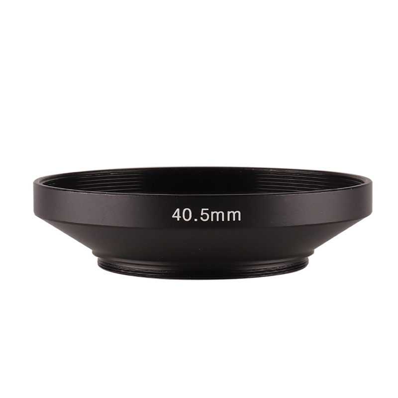 Camera Wide Screw in Mount Metal Lens Hood 39mm 40.5mm 43mm 46mm 49mm 52mm 55mm 58mm 62mm 72mm 77mm 82mm: black