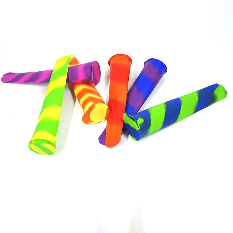 Moldes reutilizables de silicona para hacer polos para niños, DIY, para hacer polos, con tapa, 6 uds.
