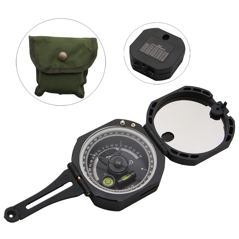 High huality Precision Magnetic Pocket Transit Geological Compass Scale 0-360 Degrees